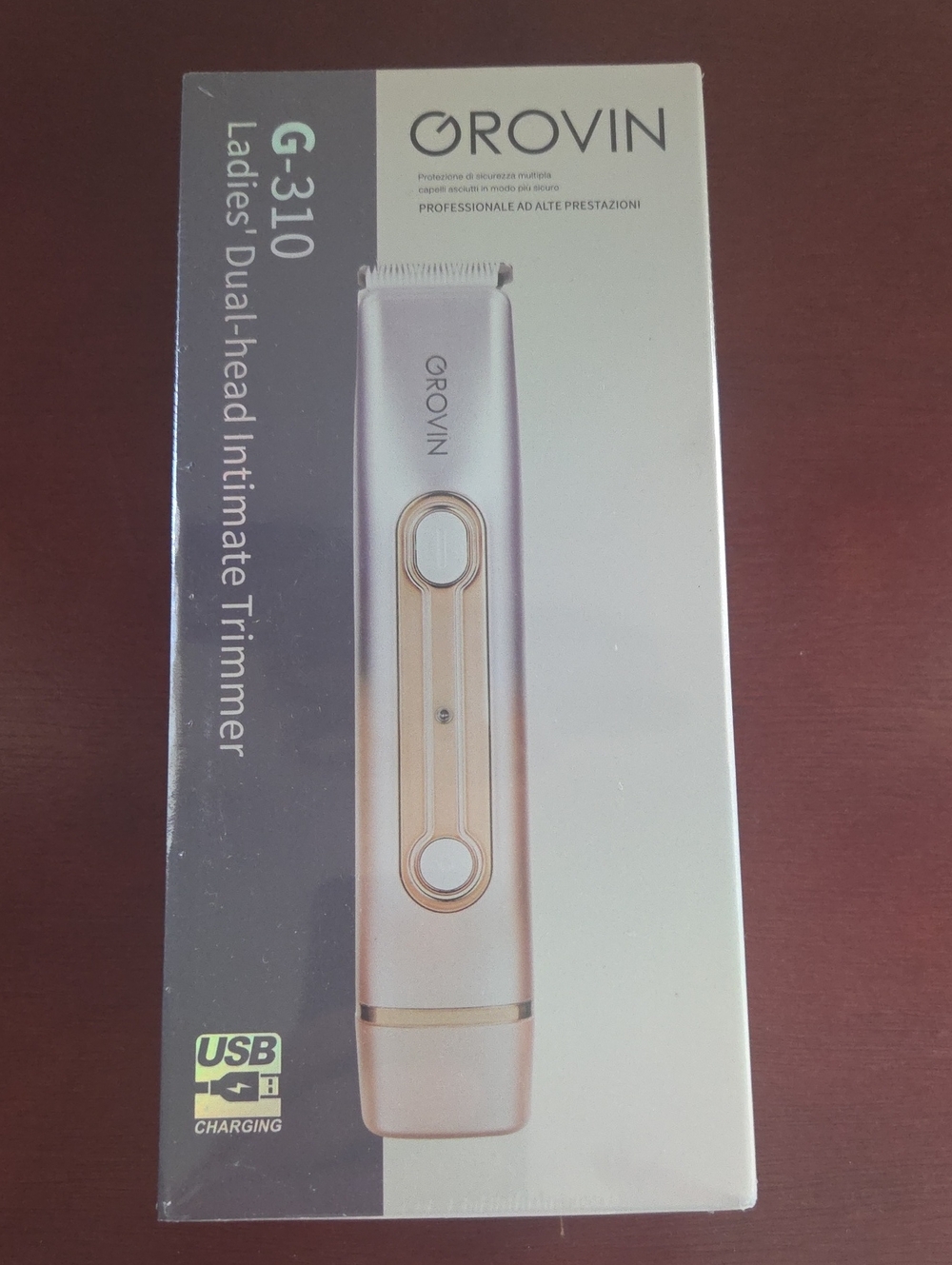 G-310 Ladies' Dual-Head Intimate Trimmer - Rose Gold